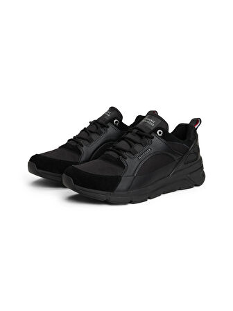 Tommy Hilfiger Siyah Erkek Sneaker MODERN COMFORT RUN OUTDOOR