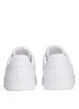 Tommy Hilfiger Deri Beyaz Erkek Günlük Ayakkabı ICON COURT STRIPES