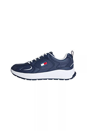 Erkek Detaylı Runner Sneaker - Lacivert | 43