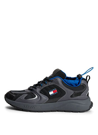 Tommy Hilfiger Siyah - Çok Renkli Erkek Sneaker TJM RUNNER MIX MATERIAL