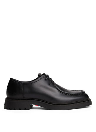 Tommy Hilfiger Siyah Erkek Klasik Ayakkabı HILFIGER COMFORT LWT LTH MOC TOE