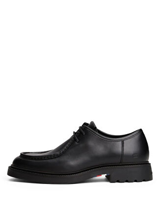 Tommy Hilfiger Siyah Erkek Klasik Ayakkabı HILFIGER COMFORT LWT LTH MOC TOE