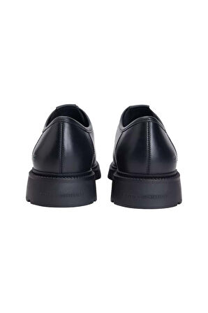 Erkek Ayna Dikişli Hafif Tabanlı Ayakkabı - Siyah | 45