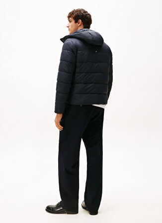 Tommy Hilfiger Normal Mavi Erkek Ceket MW0MW41983DW5_MID WEIGHT HOODED JAC