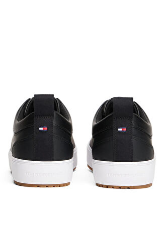 Tommy Hilfiger Siyah Erkek Günlük Ayakkabı TH HI VULC CORE LOW CLEAT LTH