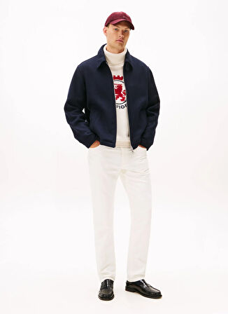 Tommy Hilfiger Normal Bel Normal Paça Normal Beyaz Erkek Pantolon MW0MW40266YA8_DENTON 5PKT MOLESKIN