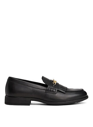 Tommy Hilfiger Deri Siyah Kadın Loafer FW0FW08971BDS