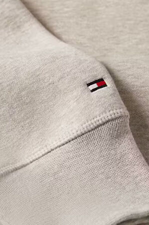 Erkek Kapüşonlu Logo Baskılı Sweatshirt - Gri | M
