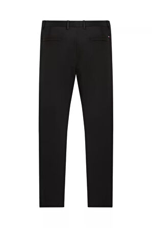 Erkek Teknik Örgü Kumaş Chino Pantolon - Siyah | 36/32