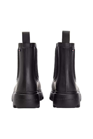 Kadın Warm Lining Chelsea Yağmur Botu - Siyah | 40