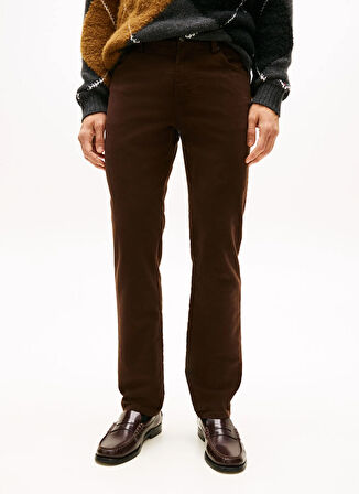 Tommy Hilfiger Normal Bel Normal Paça Normal Kahve Erkek Pantolon MW0MW40266GUE_DENTON 5PKT MOLESKIN