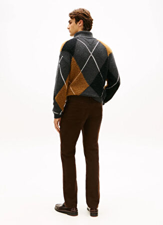 Tommy Hilfiger Normal Bel Normal Paça Normal Kahve Erkek Pantolon MW0MW40266GUE_DENTON 5PKT MOLESKIN