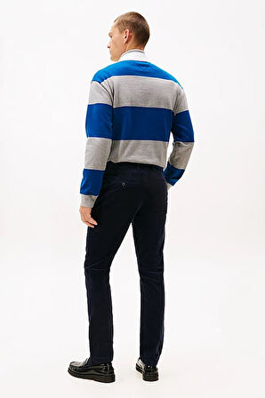 Erkek Denton Düz Paça Kadife Pantolon - Lacivert | 36/32