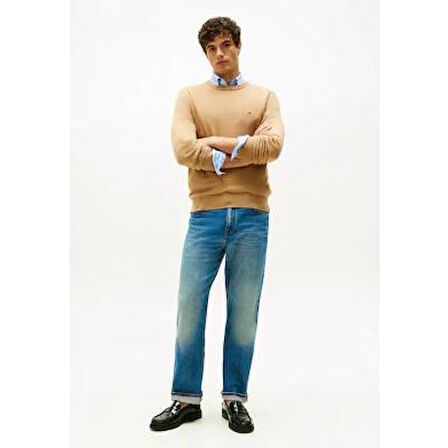 Tommy Hilfiger Pıma Org Ctn Casmere Crew Neck Erkek Kazak MW0MW28046