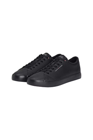 Erkek Bileksiz Vulkanize Sneaker - Siyah | 43