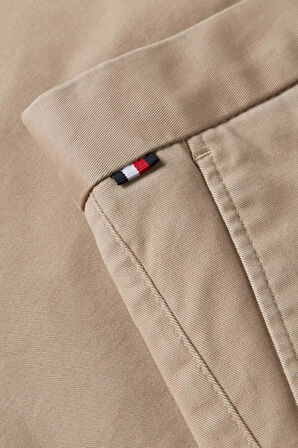 Erkek Slim Fit Pima Pamuklu Chino Pantolon - Bej | 33/32