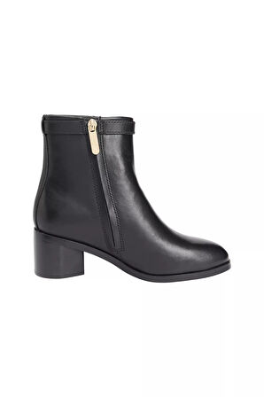 Kadın Tokalı Blok Topuklu Botie - Siyah | 39