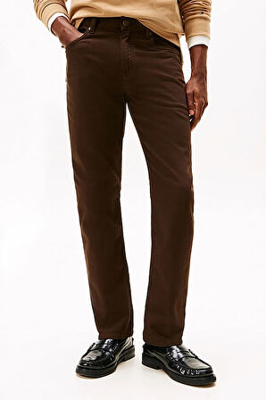 Erkek Straight Denton Düz Kesim Jean Pantolon - Kahverengi | 35/32
