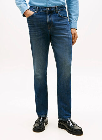 Tommy Hilfiger Normal Bel Normal Paça Normal Erkek Denim Pantolon MW0MW403531A7_STRAIGHT DENTON STR K