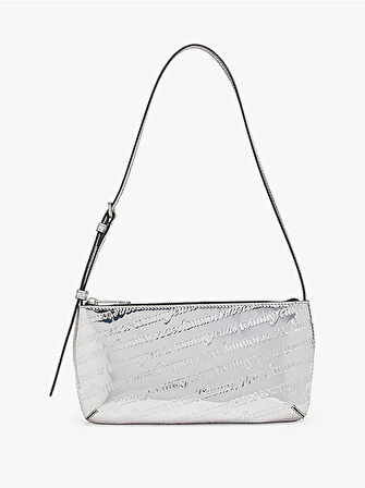 Tommy Hilfiger TJW Must Metalik Omuz Kadın Gri Omuz Çantası AW0AW180090IN