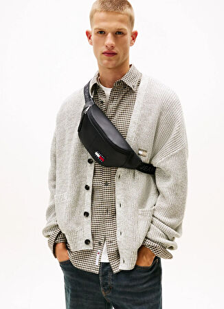 Tommy Hilfiger Siyah Erkek Bel Çantası TJM ESS DAILY PU BUMBAG