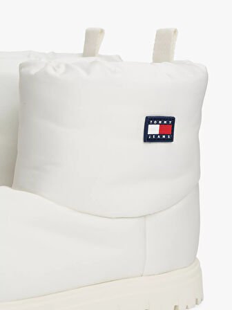 Tommy Jeans TJW Kar Kadın Beyaz Bot EN0EN02823YBI