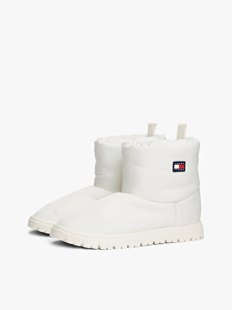 Tommy Jeans TJW Kar Kadın Beyaz Bot EN0EN02823YBI