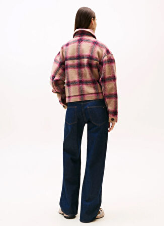 Tommy Jeans Standart Pembe Kadın Ceket DW0DW21662THC