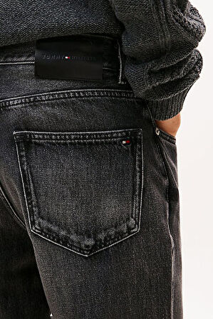 Erkek Harlem Daralan Paça Eskitme Görünümlü Jean Pantolon - Gri | 31/32