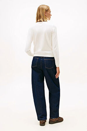 Kadın Essential Slim Fit Balıkçı Yaka Kazak - Kırık Beyaz | L