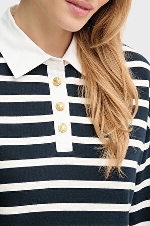 Tommy Hilfiger Bayan Polo Yaka Sweat WW0WW47457 0Y7