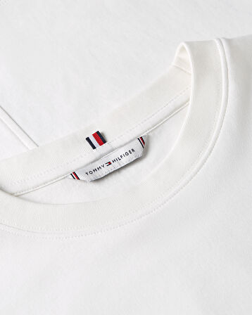 MODERN INTERLOCK BOXY SS TEE Kadın Beyaz T-Shirt - WW0WW47458