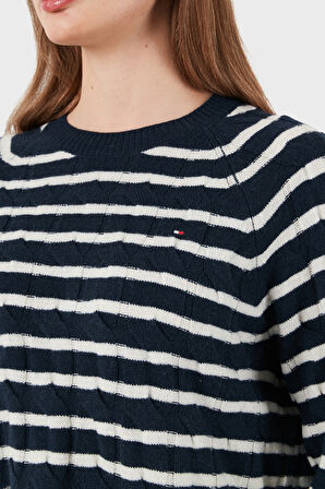 Tommy Hilfiger Kadın Kazak WW0WW48394 0Y7