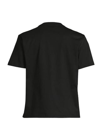Calvin Klein Jeans Yuvarlak Yaka Baskılı Siyah Kadın T-Shirt SS CLASSIC FOIL CALVIN KLEIN TEE