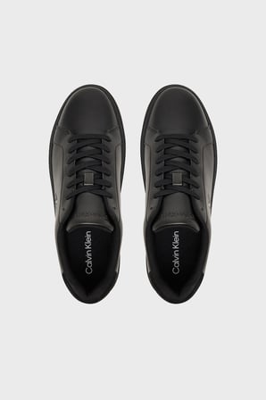 Calvin Klein Deri Logolu Sneaker Ayakkabı YM0YM0143500T Erkek AYAKKABI YM0YM01435 00T SİYAH