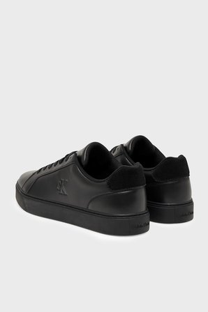 Calvin Klein Deri Logolu Sneaker Ayakkabı YM0YM0143500T Erkek AYAKKABI YM0YM01435 00T SİYAH