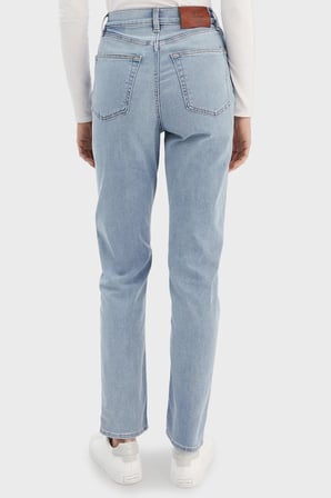 Pamuklu Relaxed Fit Yüksek Bel Düz Paça Jeans LV047E618GVLJ KOT PANTOLON LV047E61