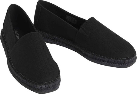 CALVIN KLEIN Erkek Marka Logolu Günlük Kullanıma Uygun Siyah Espadril HM0HM02231 0GT