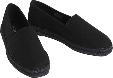 CALVIN KLEIN Erkek Marka Logolu Günlük Kullanıma Uygun Siyah Espadril HM0HM02231 0GT