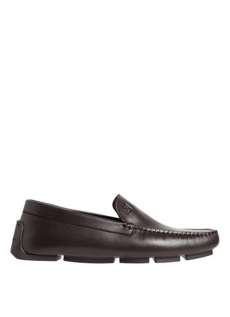 Calvin Klein Koyu Kahve Erkek Loafer DRIVER PENNY EMBL LTH