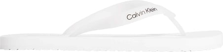 CALVIN KLEIN Erkek Marka Logolu Günlük Kullanıma Uygun Beyaz Terlik HM0HM02105 YBR