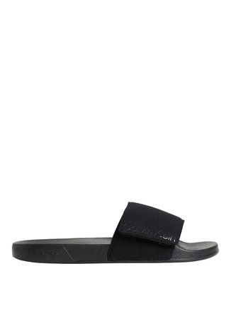 Calvin Klein Siyah Erkek Plaj Terliği ESS SLIDE ADJ MONOBRAND CV