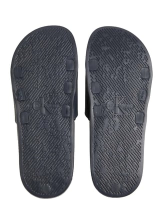 Calvin Klein Lacivert Erkek Plaj Terliği ESS SLIDE RUBBER NEOPRENE
