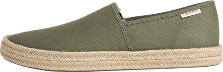 CALVIN KLEIN Erkek Marka Logolu Günlük Kullanıma Uygun HAKİ Espadril HM0HM02076 LDI