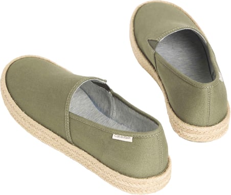 CALVIN KLEIN Erkek Marka Logolu Günlük Kullanıma Uygun HAKİ Espadril HM0HM02076 LDI