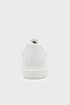 Calvin Klein logolu Sneaker Ayakkabı HM0HM021320LB Erkek AYAKKABI HM0HM02132 0LB BEYAZ