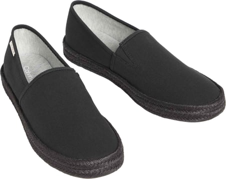 CALVIN KLEIN Erkek Marka Logolu Günlük Kullanıma Uygun Siyah Espadril HM0HM02076 0GJ