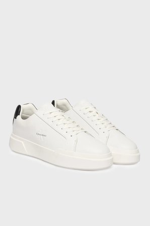 Calvin Klein Logolu Sneaker Ayakkabı YM0YM0134406X Erkek AYAKKABI YM0YM01344 06X SİYAH