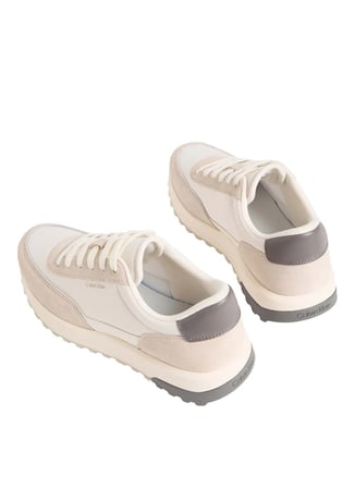 Calvin Klein Ekru Erkek Sneaker CITY RUNNER LACEUP NY MIX