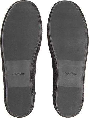 CALVIN KLEIN Erkek Marka Logolu Günlük Kullanıma Uygun Siyah Espadril HM0HM02076 0GJ